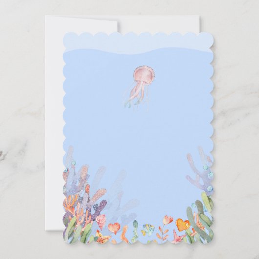 Beach Wedding-uitnodigingen Kaart (Achterkant)