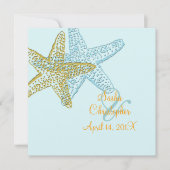 Beach Wedding-uitnodigingen Kaart (Voorkant)