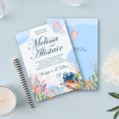 Beach Wedding-uitnodigingen Kaart