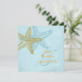  Beach Wedding-uitnodigingen Kaart (Staand voorkant)