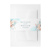 Beach Wedding Uitnodigingen Wikkel (Voorkant Voorbeeld)