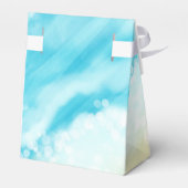 Beach Wedding Vrijgezellenfeest Sand Tropical Bedankdoosjes (Achterkant)