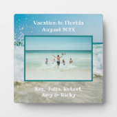 Beach Week Family Reunion Vacation Ocean Scene Pla Fotoplaat (Voorkant)