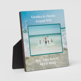 Beach Week Family Reunion Vacation Ocean Scene Pla Fotoplaat