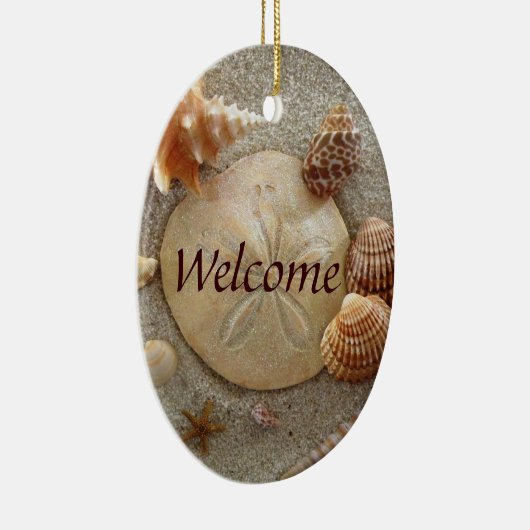 BEACH Welkomstteken Keramisch Ornament (Rechts)