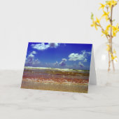 ~Beach~ WENSKAART, AANGEPAST IT! Kaart (Gele Bloem)