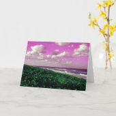 Beach wenskaart mooi werk kaart (Gele Bloem)