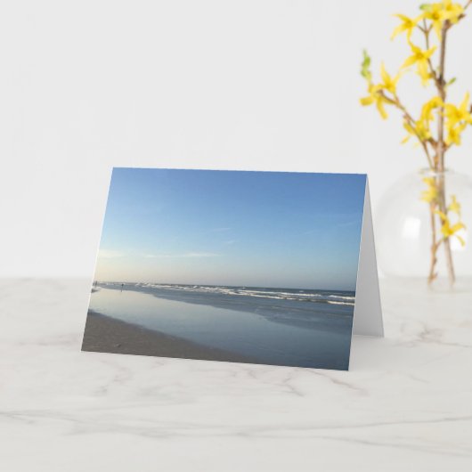 Beach Wenskaarten Kaart (Gele Bloem)