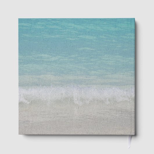 Beach Window with Ocean Surf  Gastenboek (Achterkant)