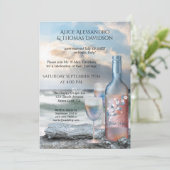 Beach Wine Post of After Weddenschap Kaart (Staand voorkant)