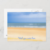 Beach Wish je was hier Briefkaart (Voorkant / Achterkant)