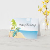 Beach Wish Kaart (Gele Bloem)