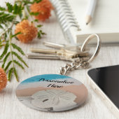 Beach Wishes Seashells Sleutelhanger (Zijkant)