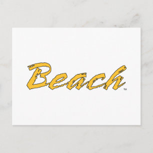 Beach Wordmark Briefkaart