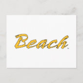 Beach Wordmark Briefkaart (Voorkant)