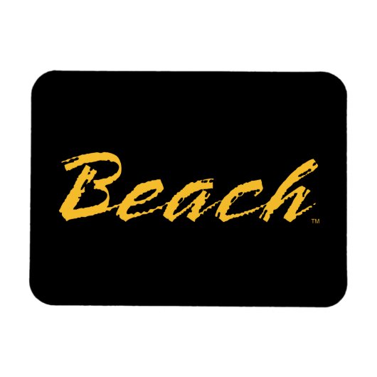 Beach Wordmark Magneet (Horizontaal)