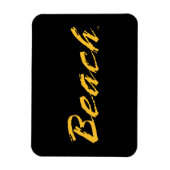 Beach Wordmark Magneet (Verticaal)