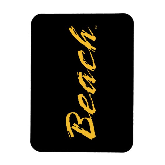 Beach Wordmark Magneet (Verticaal)