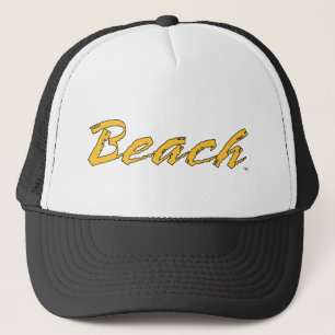 Beach Wordmark Trucker Pet