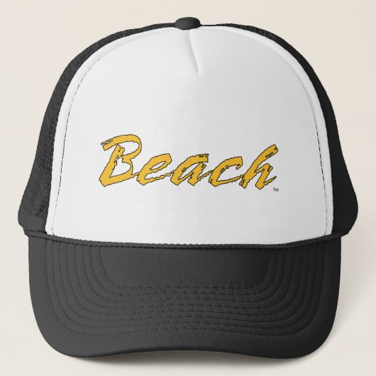 Beach Wordmark Trucker Pet (Voorkant)