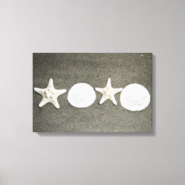 Beach X en O's Photo Stretched Canvas Art