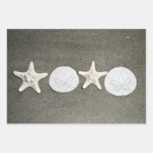 Beach X's en O's cadeaupapier (Voorkant 2)