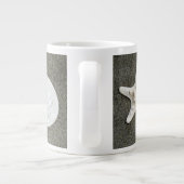 Beach X's en O's Photo Coffee-Mok Grote Koffiekop (Achterkant)