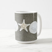 Beach X's en O's Photo Coffee-Mok Koffiemok (Voorkant rechts)