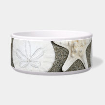 Beach X's en O's Photo Pet Bowl