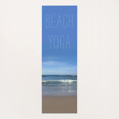 Beach Yoga Mat (tekst aanpasbaar) (Achterkant)