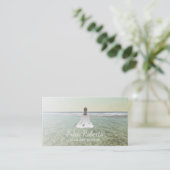 Beach Yoga & Meditation Instructor Visitekaartje (Staand voorkant)