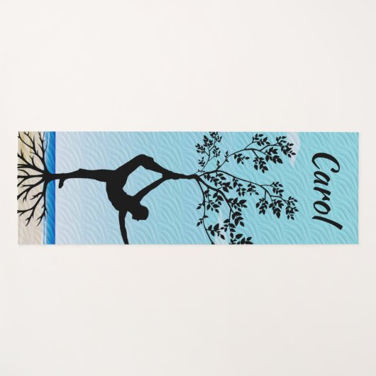 Beach Yoga Nat Yogamat (Voorkant (horizontaal))