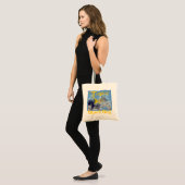 Beach zak (gele vis) tote bag (Voorkant (model))
