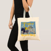 Beach zak (gele vis) tote bag (Voorkant (product))