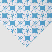 Beach zanddollar tissuepapier (Detail)