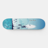 Beach+zee++blue+big+wave+katsushika+hokus Persoonlijk Skateboard (Horizontaal)