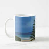 Beach Zee Pine Tree Natuur Koffiemok (Links)