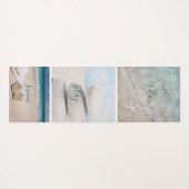 Beach Zee Sand Rocks Yogamat (Achterkant (horizontaal))