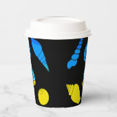 Beach Zee Shell Papieren Bekers (Links)