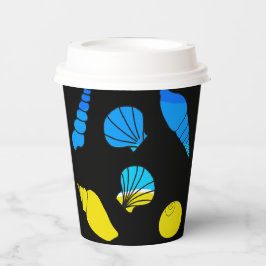 Beach Zee Shell Papieren Bekers