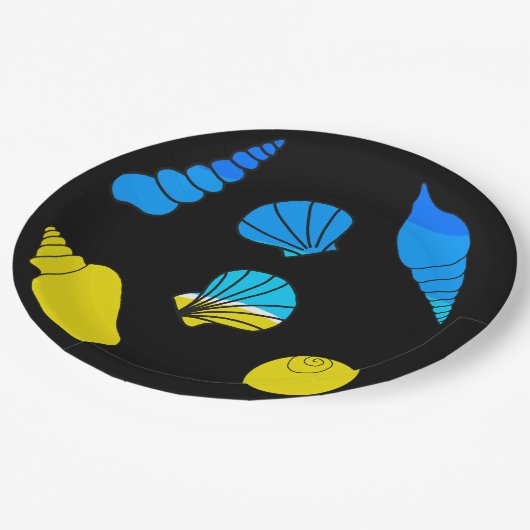 Beach Zee Shell Papieren Bordje (Gekanteld)