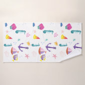 Beach Zee Side Summer Fun Novelty Badhanddoek (Badhanddoek)