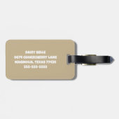 Beach Zee Turtles Bagagelabel (Achterkant horizontaal)