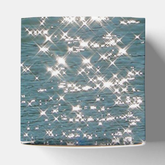 Beach Zee Water Sparkles Weduwen Bedankdoosjes (Bovenkant)