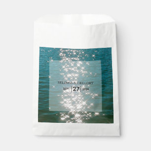 Beach Zee Water Sparkles Weduwen Bedankzakje