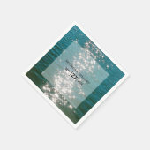 Beach Zee Water Sparkles Weduwen Servet (Hoek)