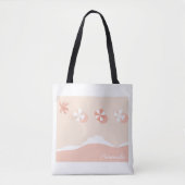 Beach Zee zomervakantie gepersonaliseerd Tote Bag (Voorkant)