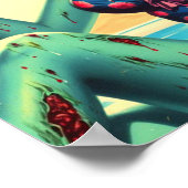 Beach Zombie Pin-up Poster (Hoek)