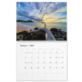 Beach Zonsondergangen op Maui Kalender (Feb 2026)