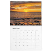 Beach Zonsondergangen op Maui Kalender (Mar 2027)